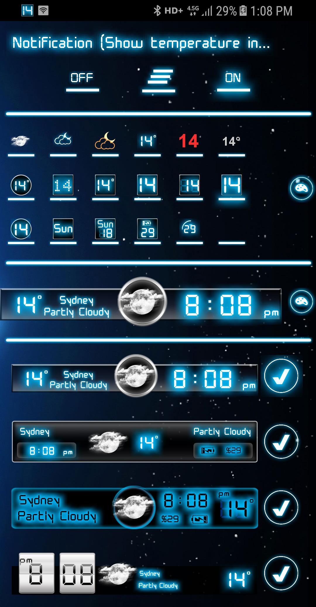 اسکرین شات 6 برنامه Weather Neon