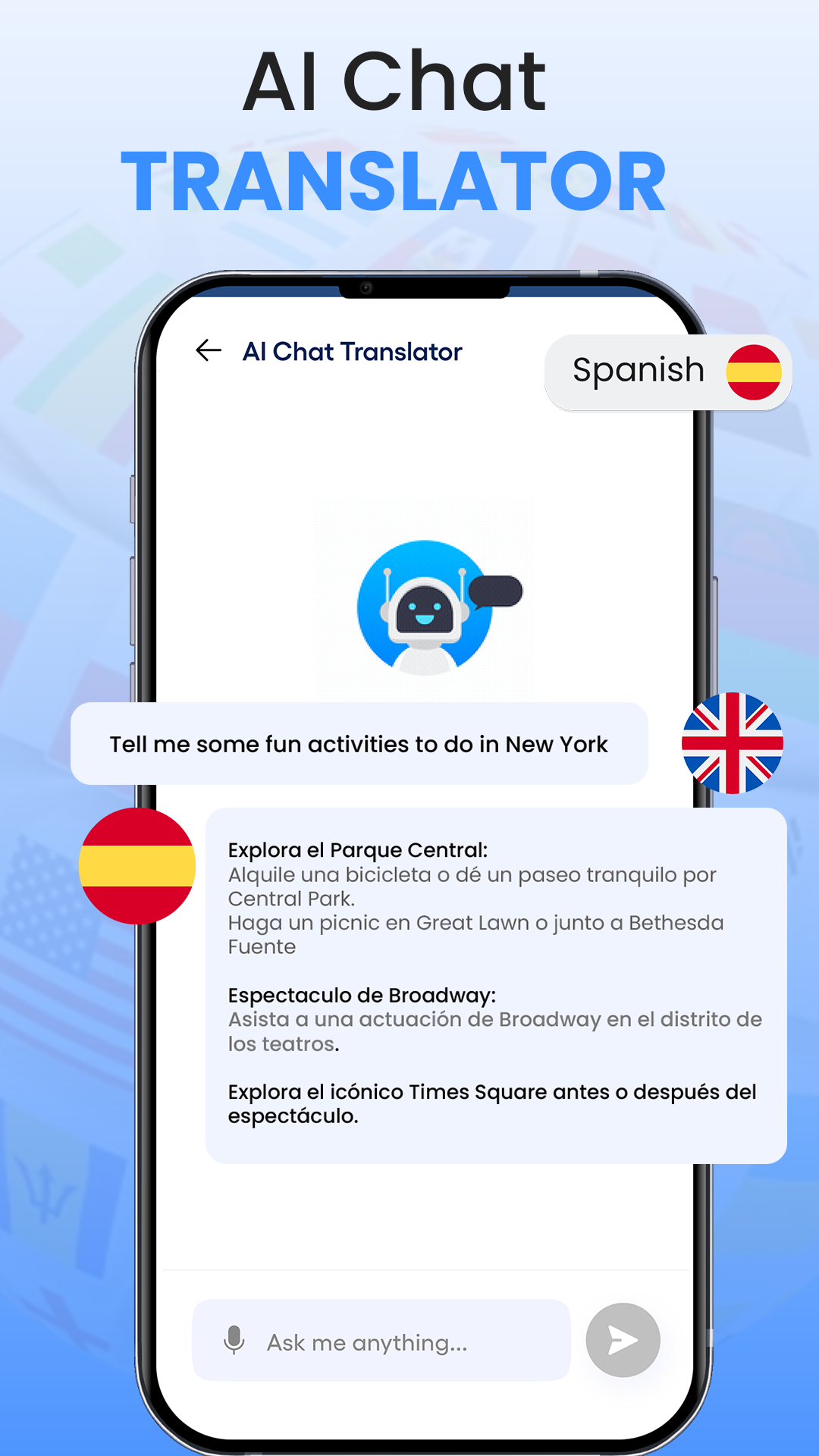 اسکرین شات 7 برنامه All Languages Translator