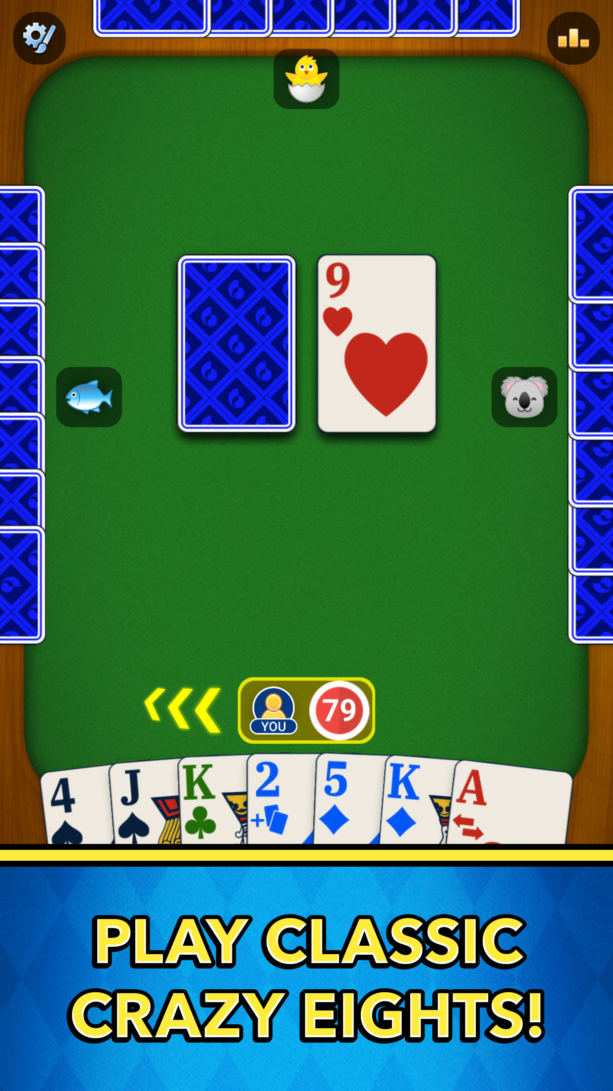 اسکرین شات 1 بازی Crazy Eights