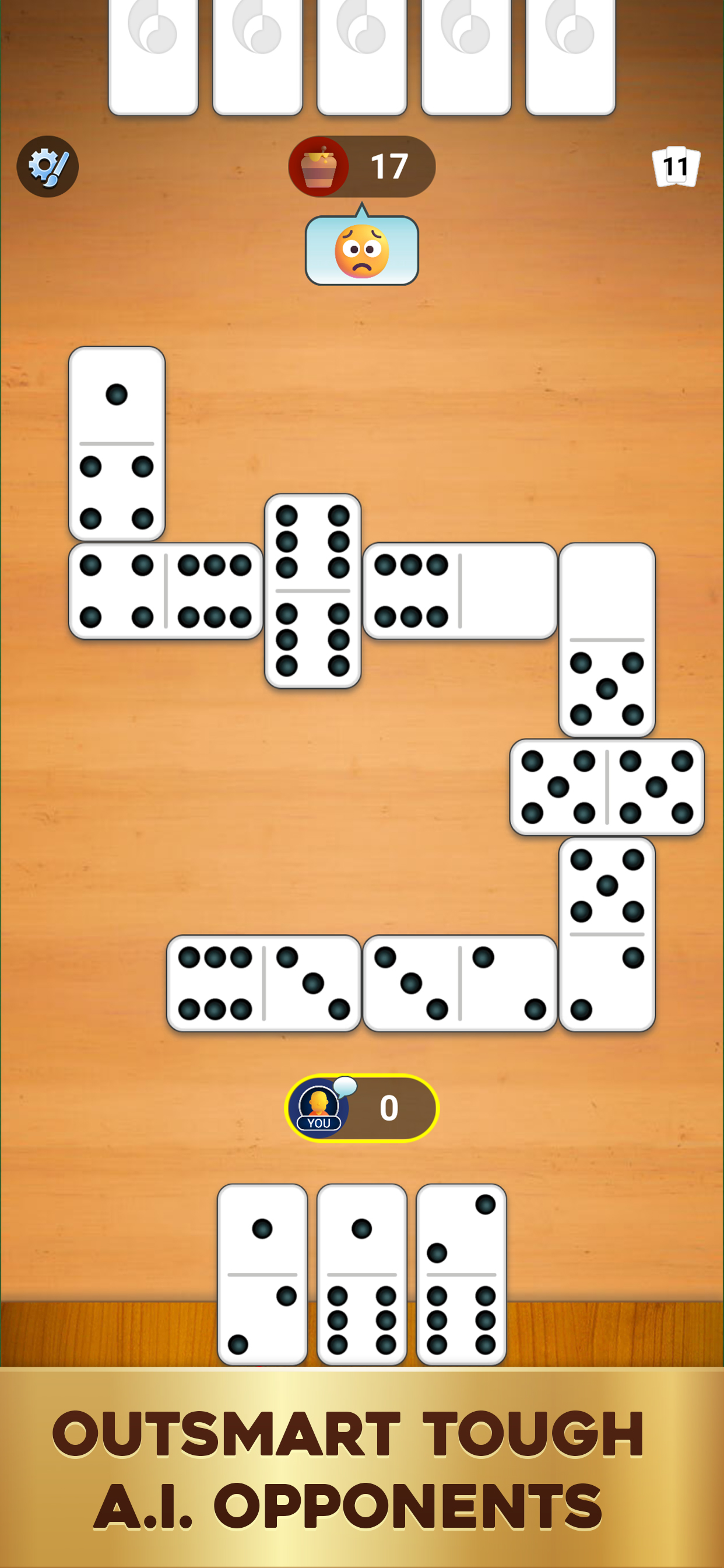 اسکرین شات 4 بازی Dominoes: Classic Dominos Game