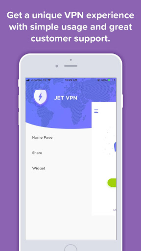 اسکرین شات 3 برنامه Jet VPN