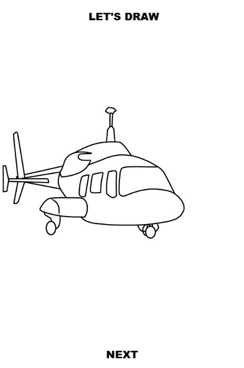 اسکرین شات 4 برنامه Draw Aircrafts: Helicopter