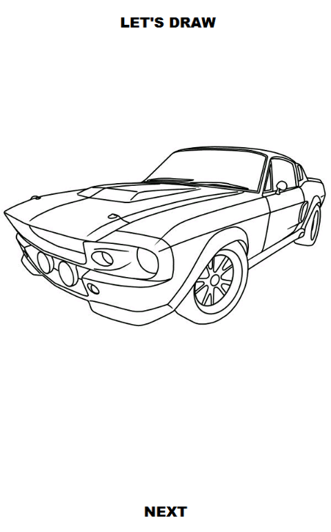 اسکرین شات 5 برنامه Draw Cars: Muscle