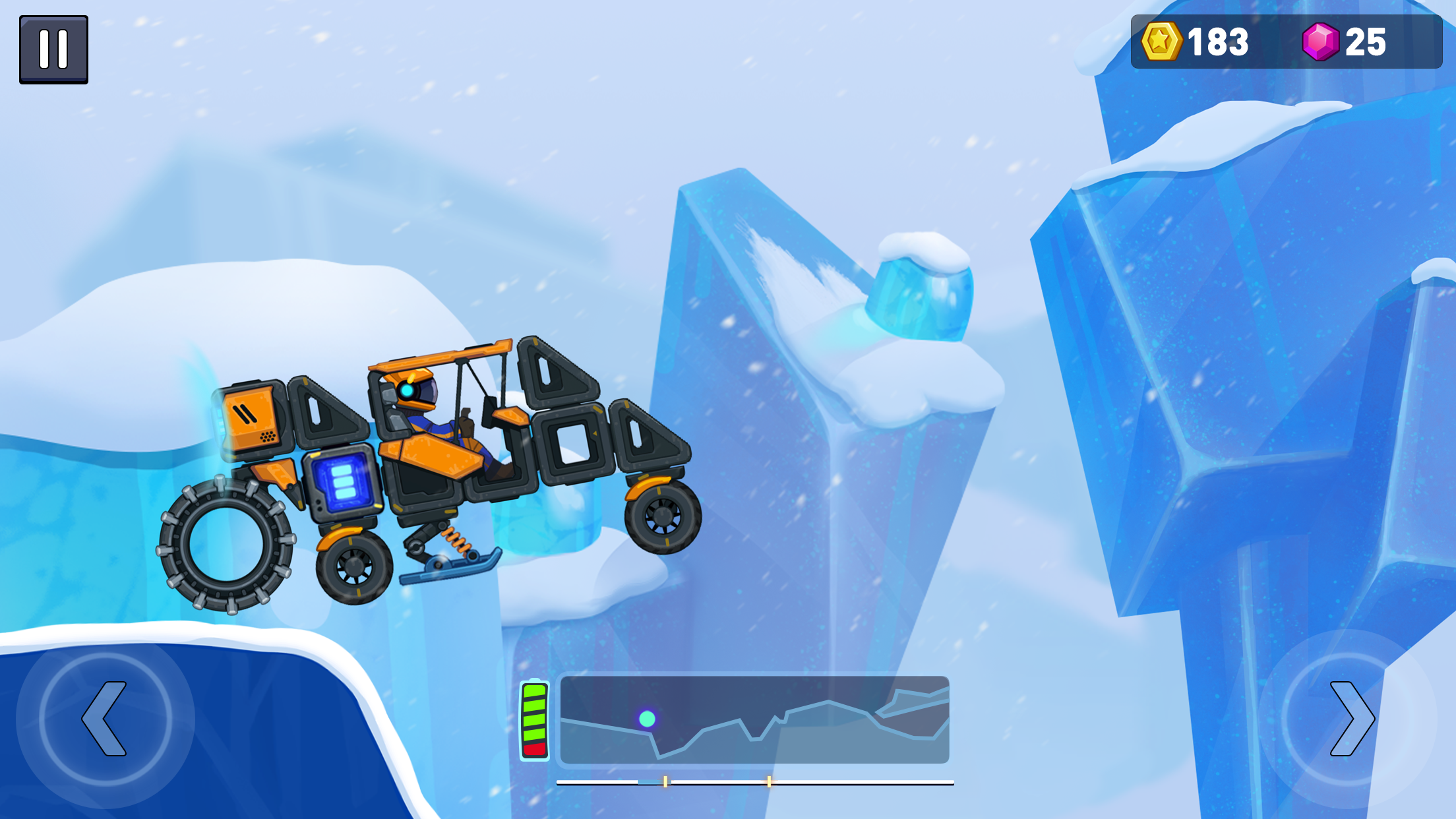 اسکرین شات 3 بازی Rovercraft 2: Race a space car