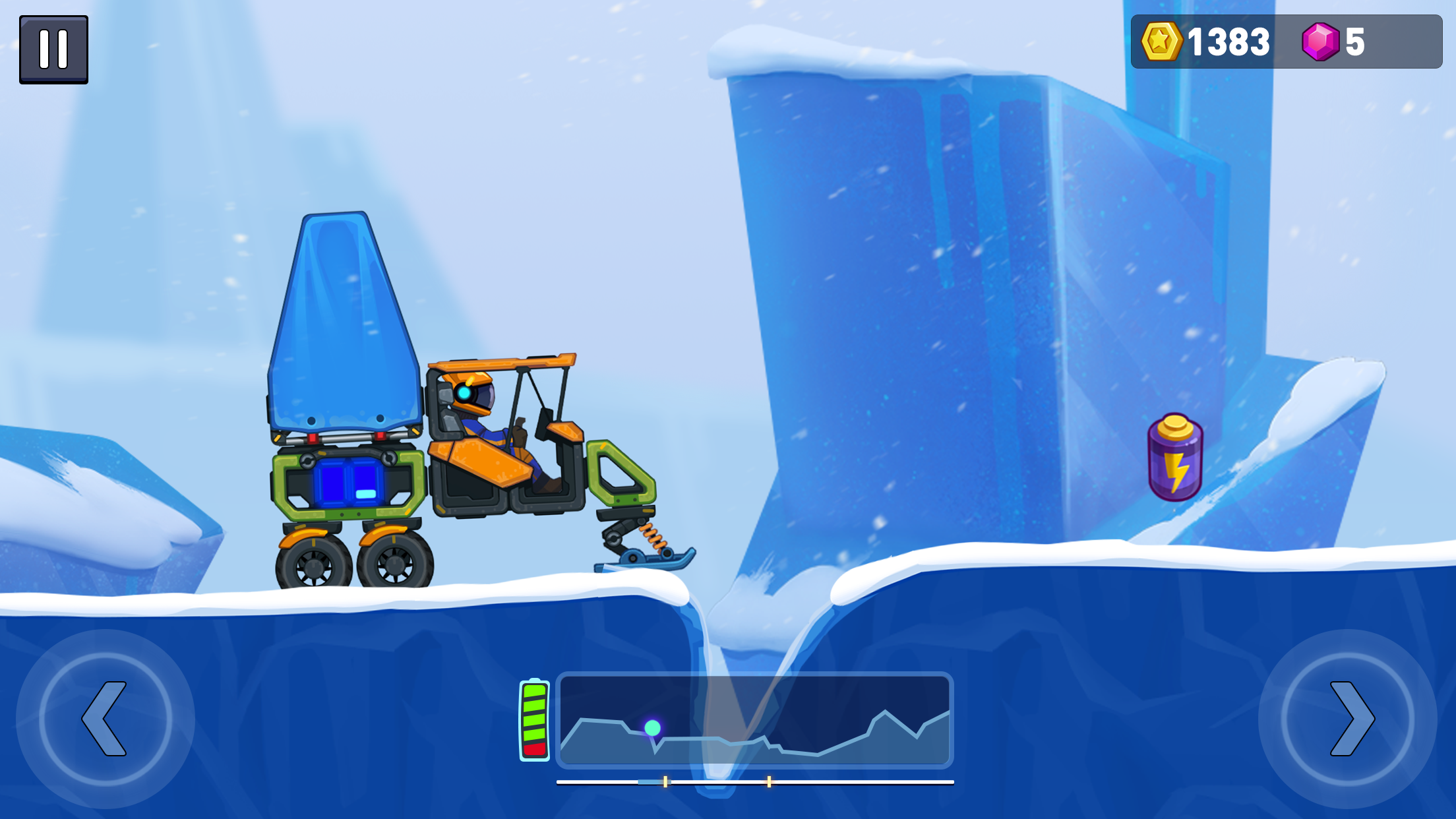 اسکرین شات 4 بازی Rovercraft 2: Race a space car