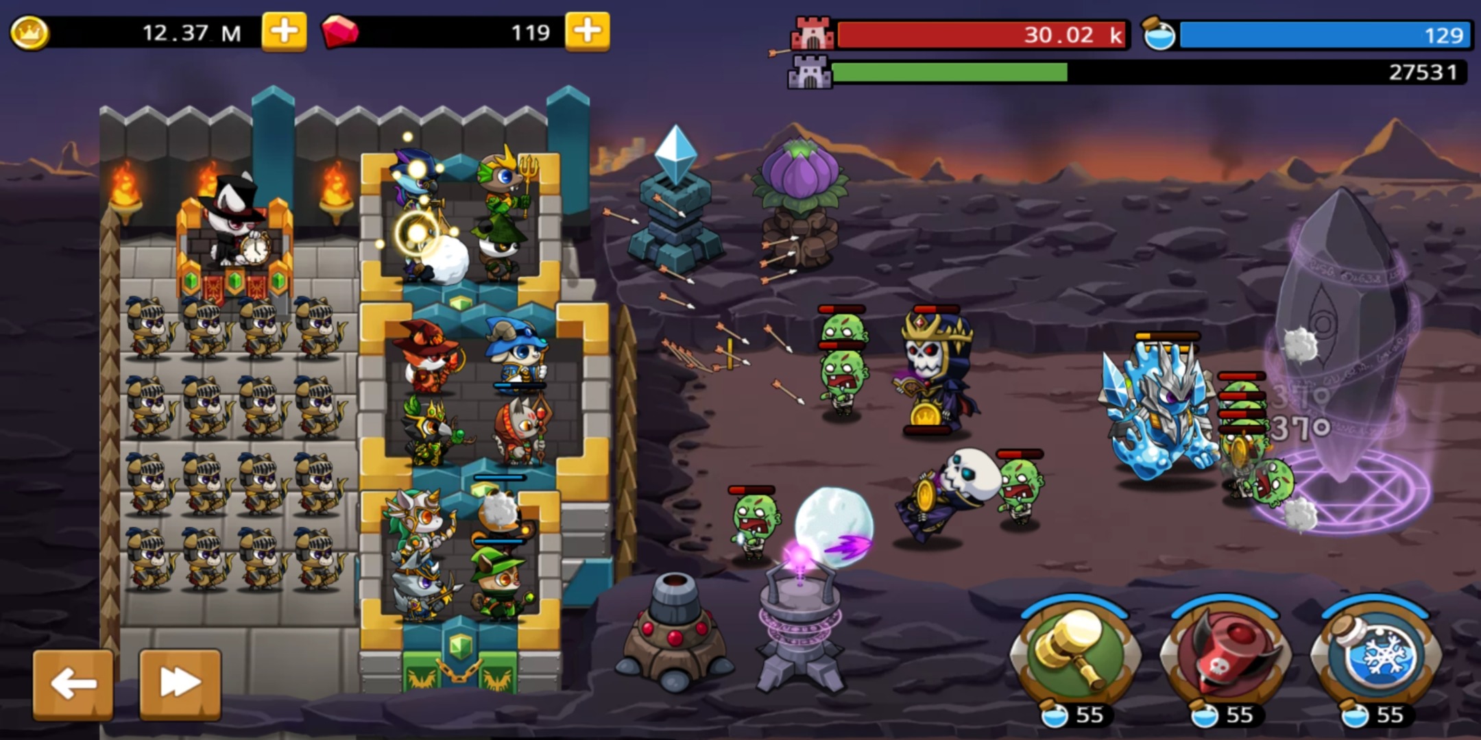 اسکرین شات 4 بازی Castle Defense King