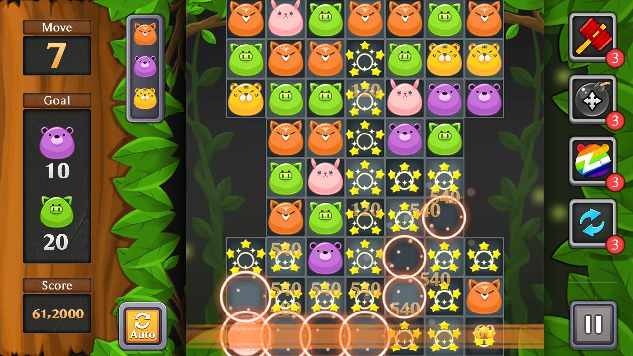 اسکرین شات 2 بازی Jungle Match Puzzle