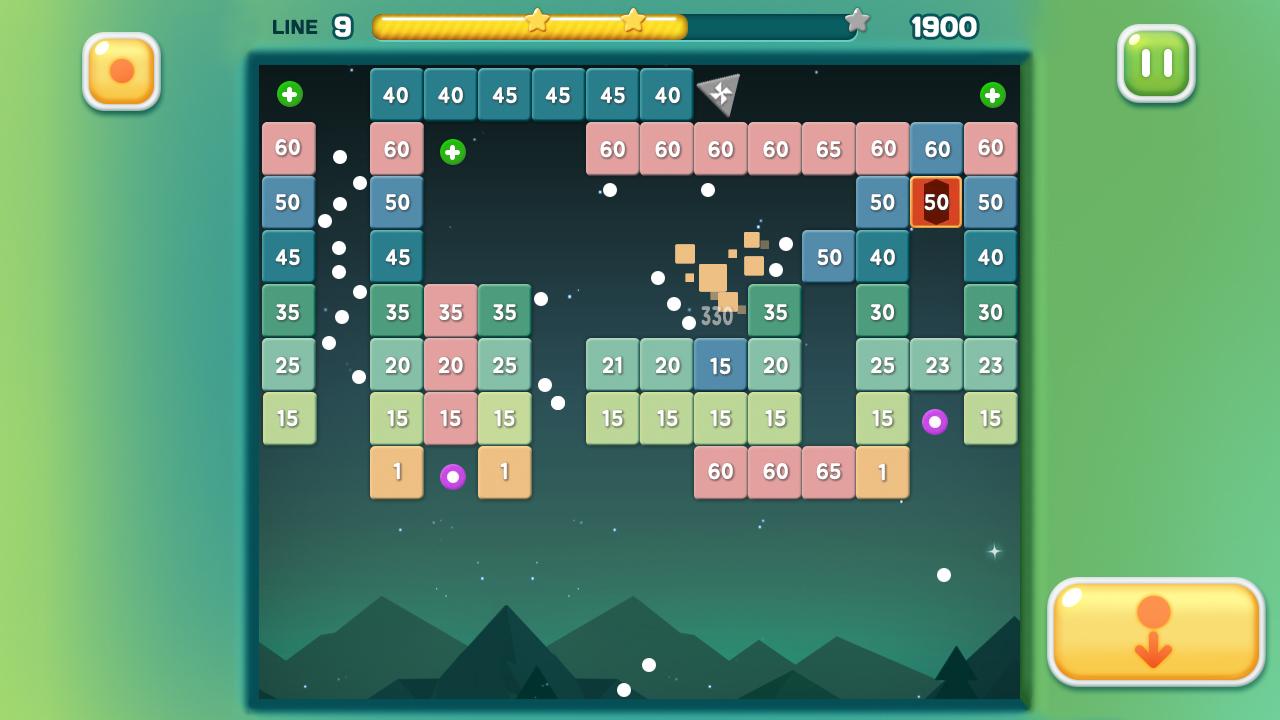 اسکرین شات 2 بازی Bricks Breaker Shot