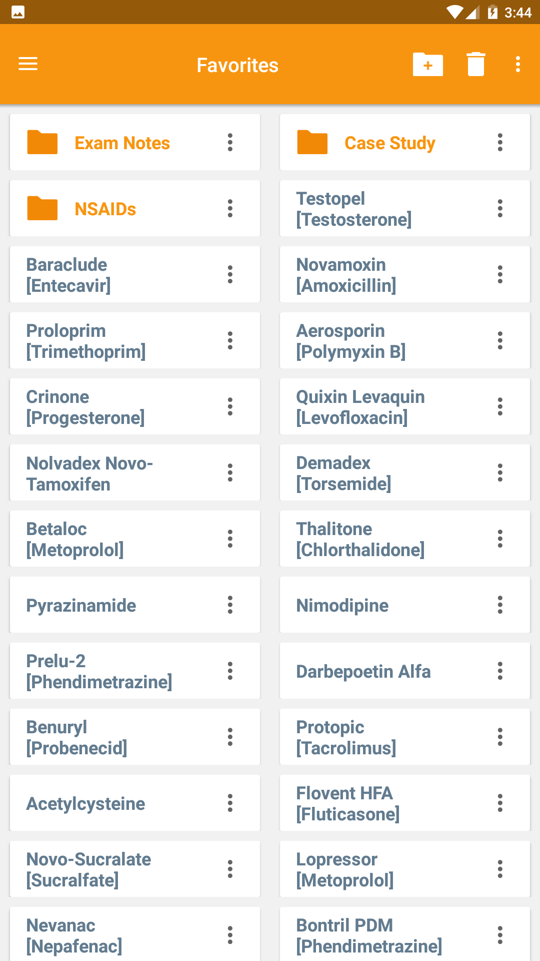 اسکرین شات 5 برنامه Mosby's Drug Reference