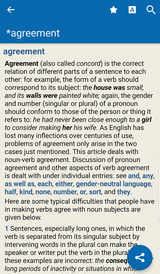 اسکرین شات 1 برنامه Oxford A-Z of English Usage