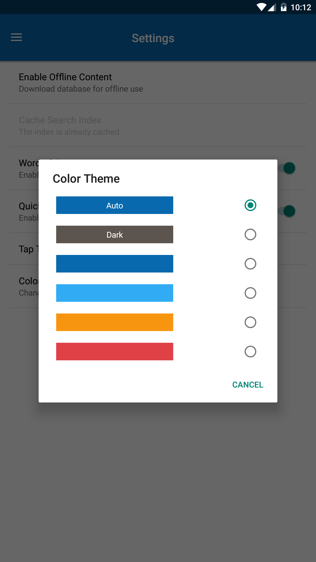 اسکرین شات 4 برنامه Concise Oxford English Dict.