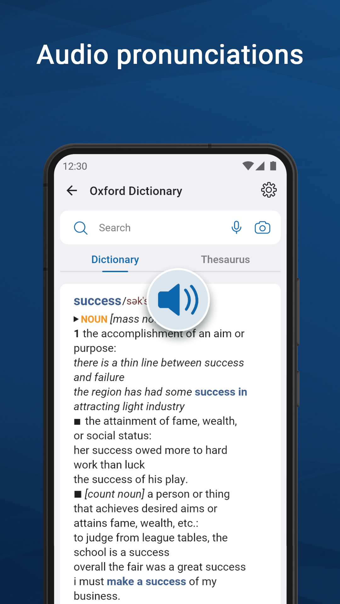 اسکرین شات 4 برنامه Oxford Dictionary & Thesaurus