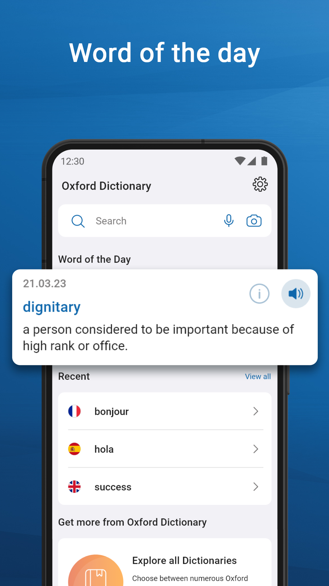 اسکرین شات 7 برنامه Oxford Dictionary & Thesaurus