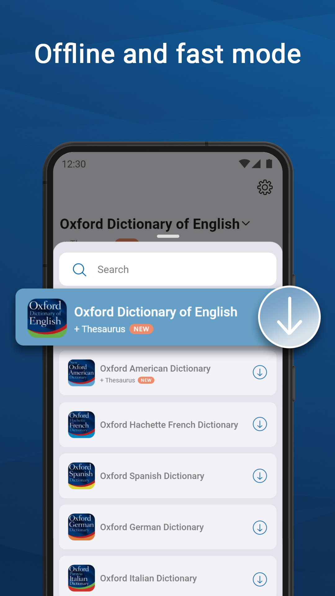 اسکرین شات 5 برنامه Oxford Dictionary & Thesaurus