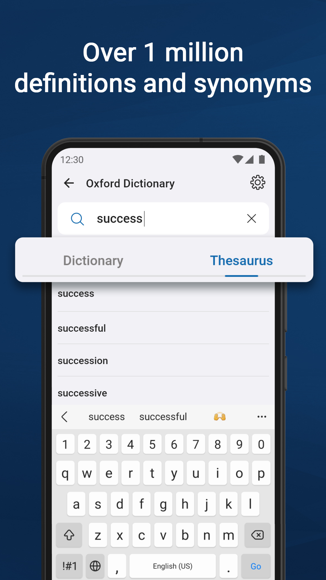 اسکرین شات 3 برنامه Oxford Dictionary & Thesaurus