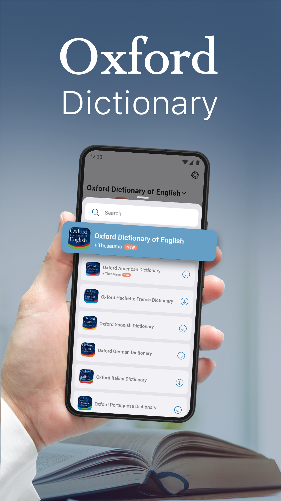 اسکرین شات 1 برنامه Oxford Dictionary & Thesaurus