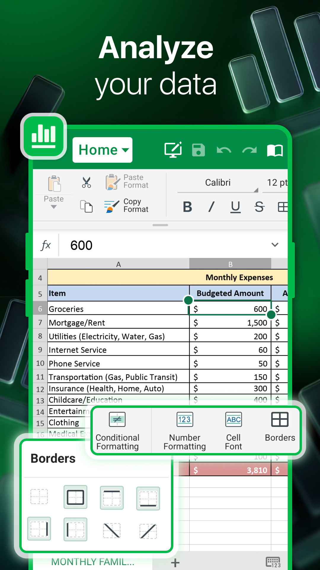 اسکرین شات 4 برنامه MobiOffice: Word, Sheets, PDF