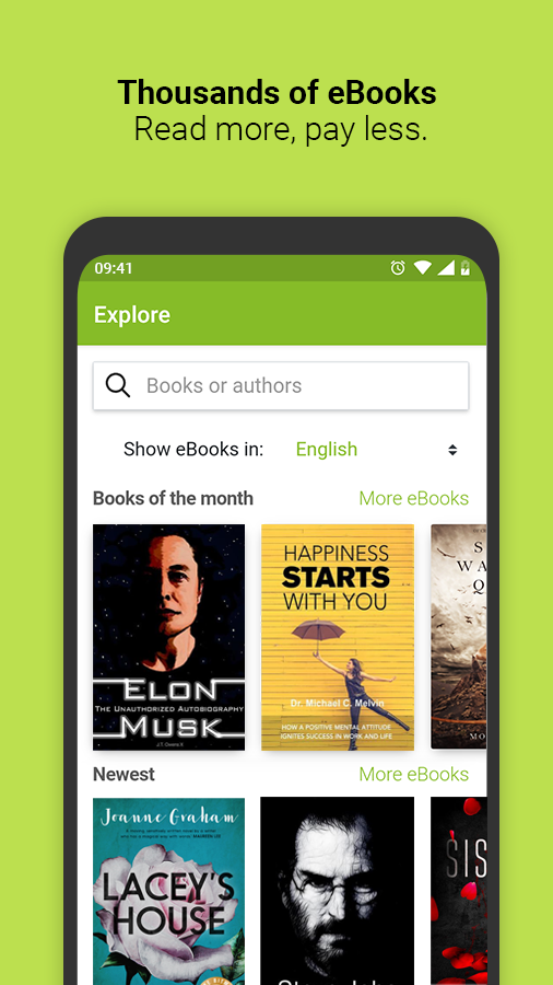 اسکرین شات 1 برنامه Media365 - eBooks