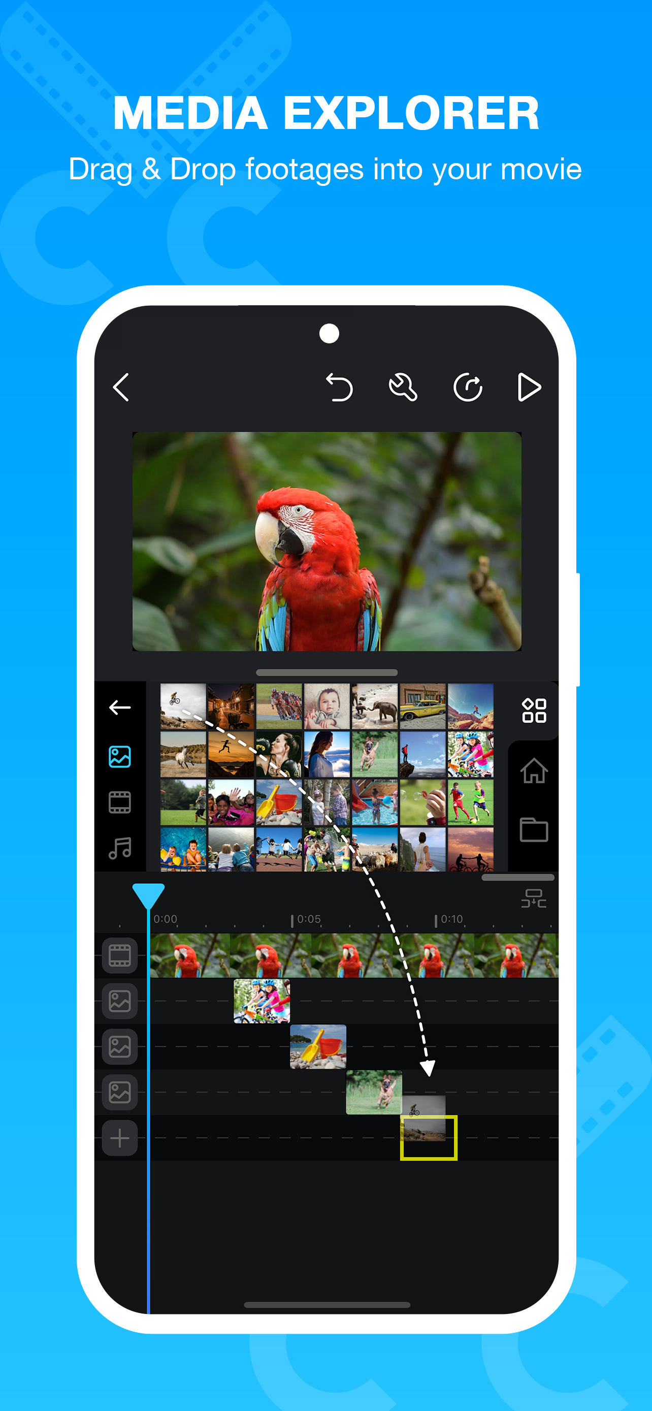 اسکرین شات 3 برنامه Cute CUT - Video Editor