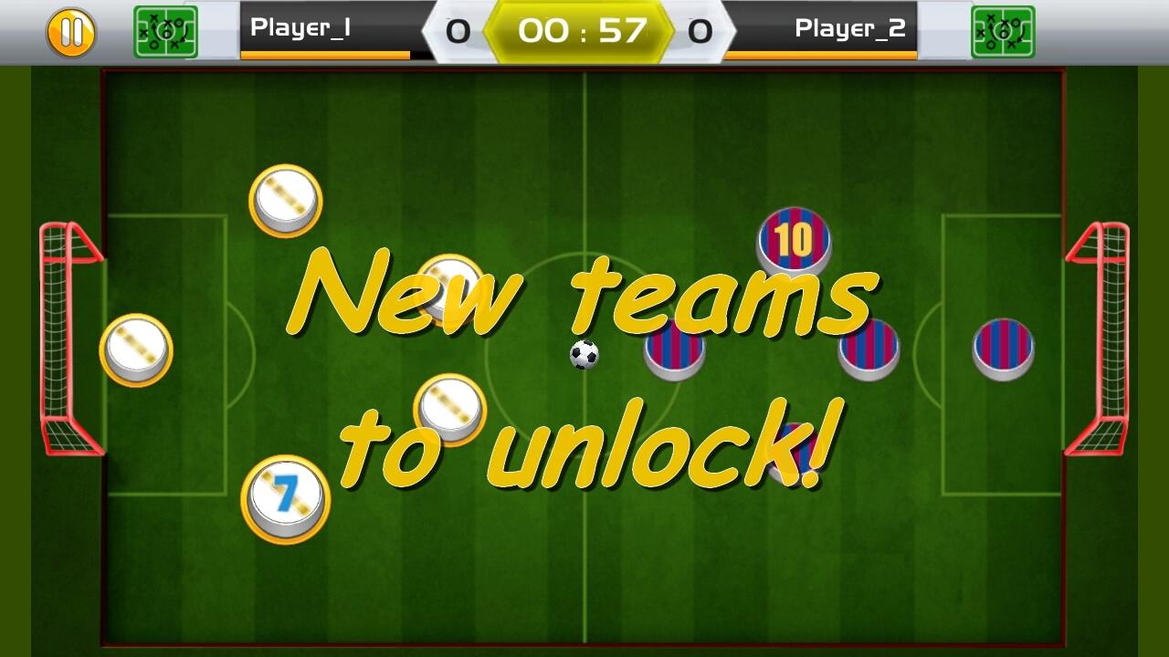 اسکرین شات 1 بازی 2 Player Finger Soccer