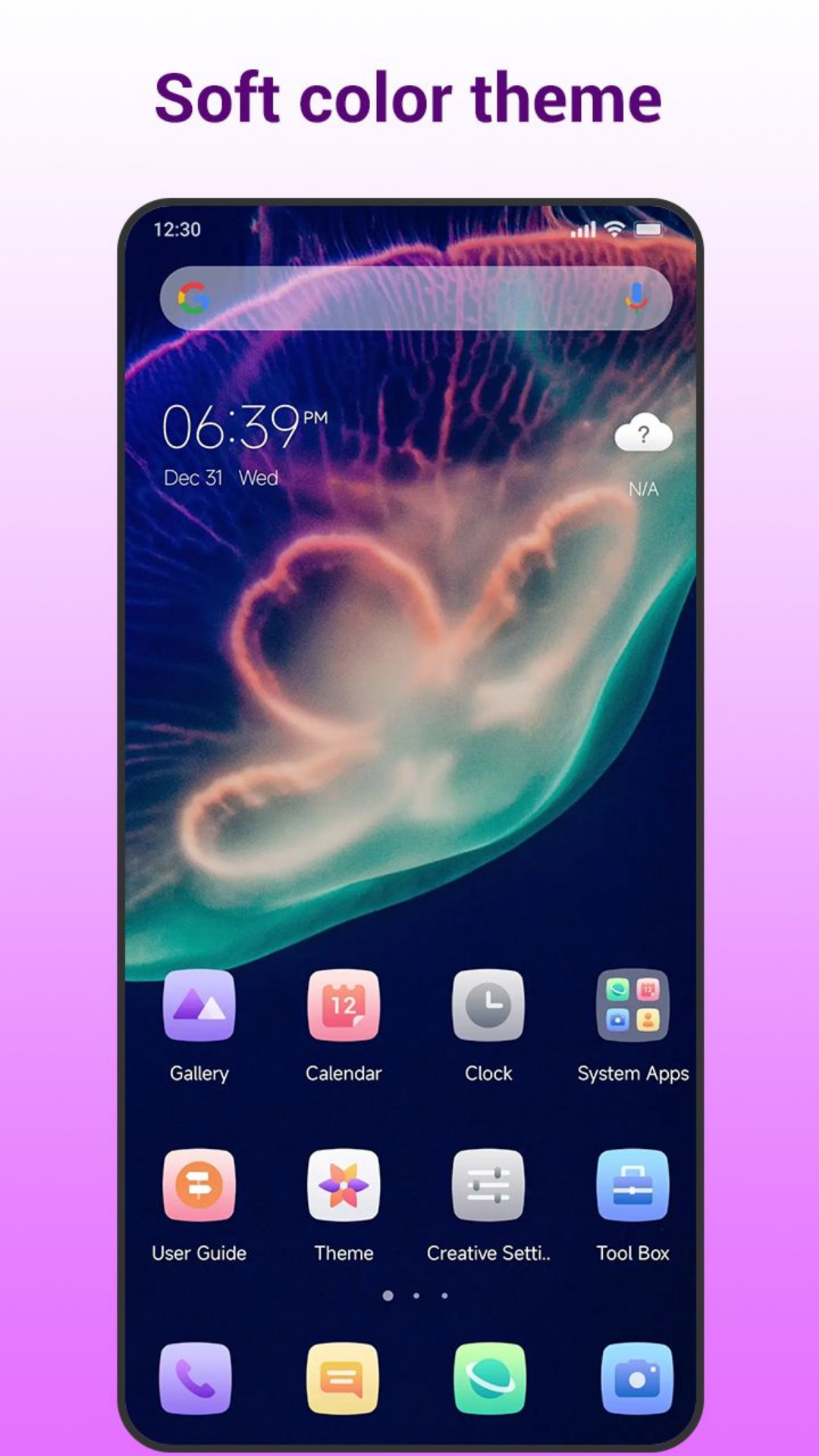 اسکرین شات 3 برنامه Creative Launcher: onehanded