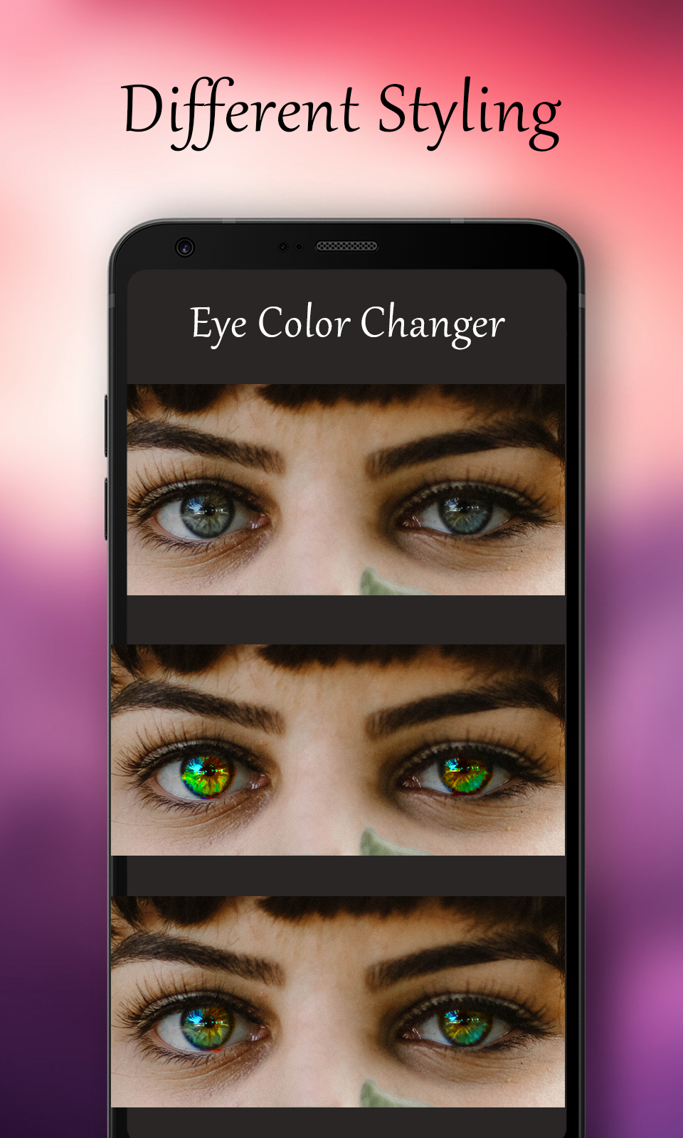 اسکرین شات 4 برنامه Eye Color Changer Photo Editor