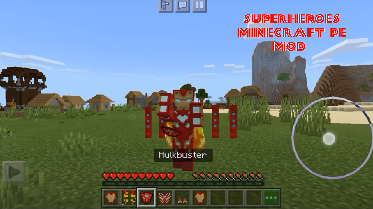 اسکرین شات 3 برنامه Mod Superhero games Minecraft