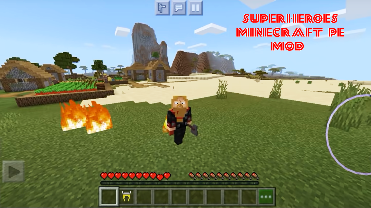 اسکرین شات 1 برنامه Mod Superhero games Minecraft