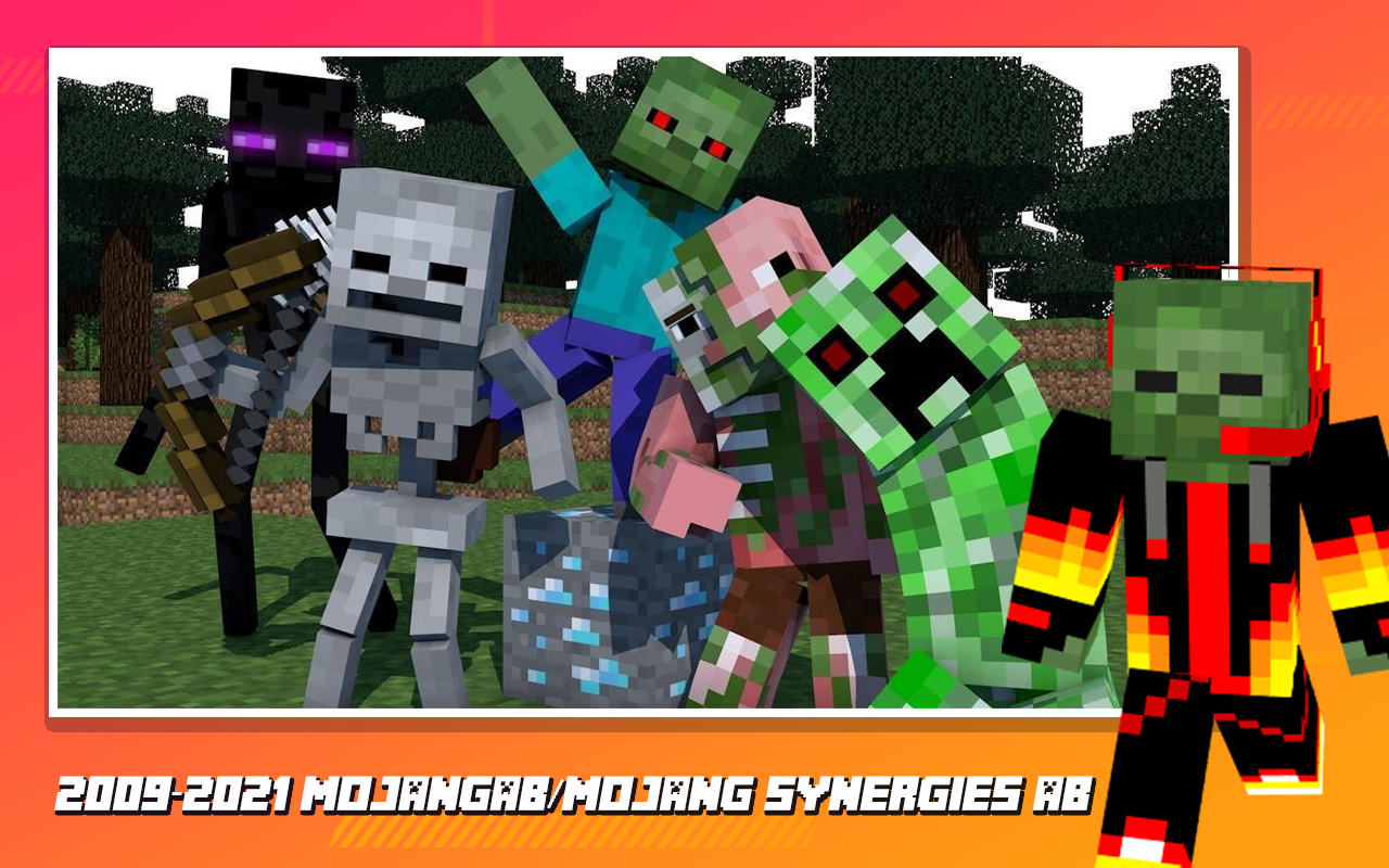 اسکرین شات 1 برنامه Addon Mobs Skin for Minecraft