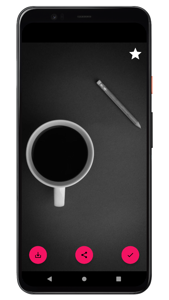 اسکرین شات 6 برنامه ‏تصویر زمینه سیاه سفید