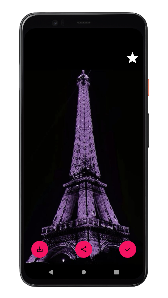 اسکرین شات 8 برنامه ‏تصویر زمینه بنفش دخترانه