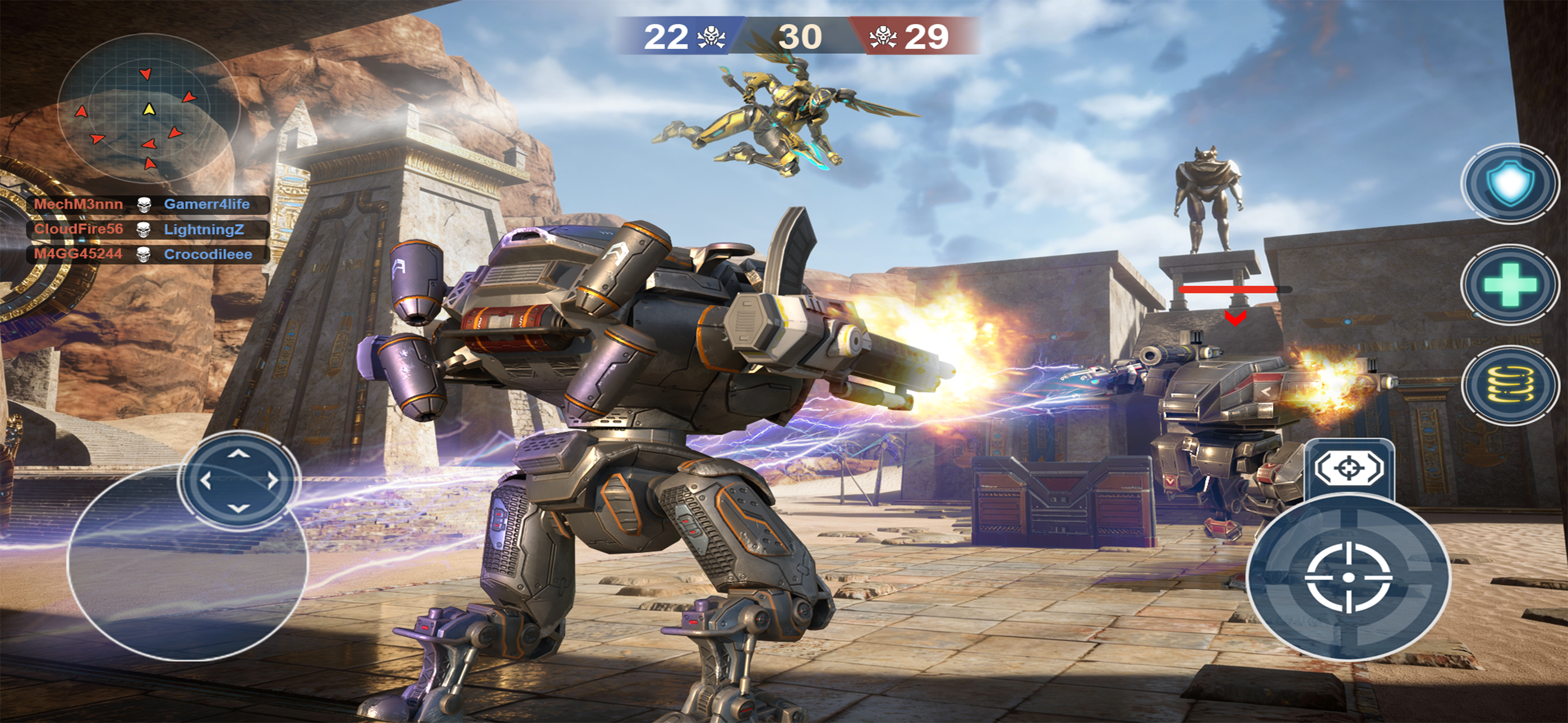 اسکرین شات 5 بازی Mech Wars Online Robot Battles