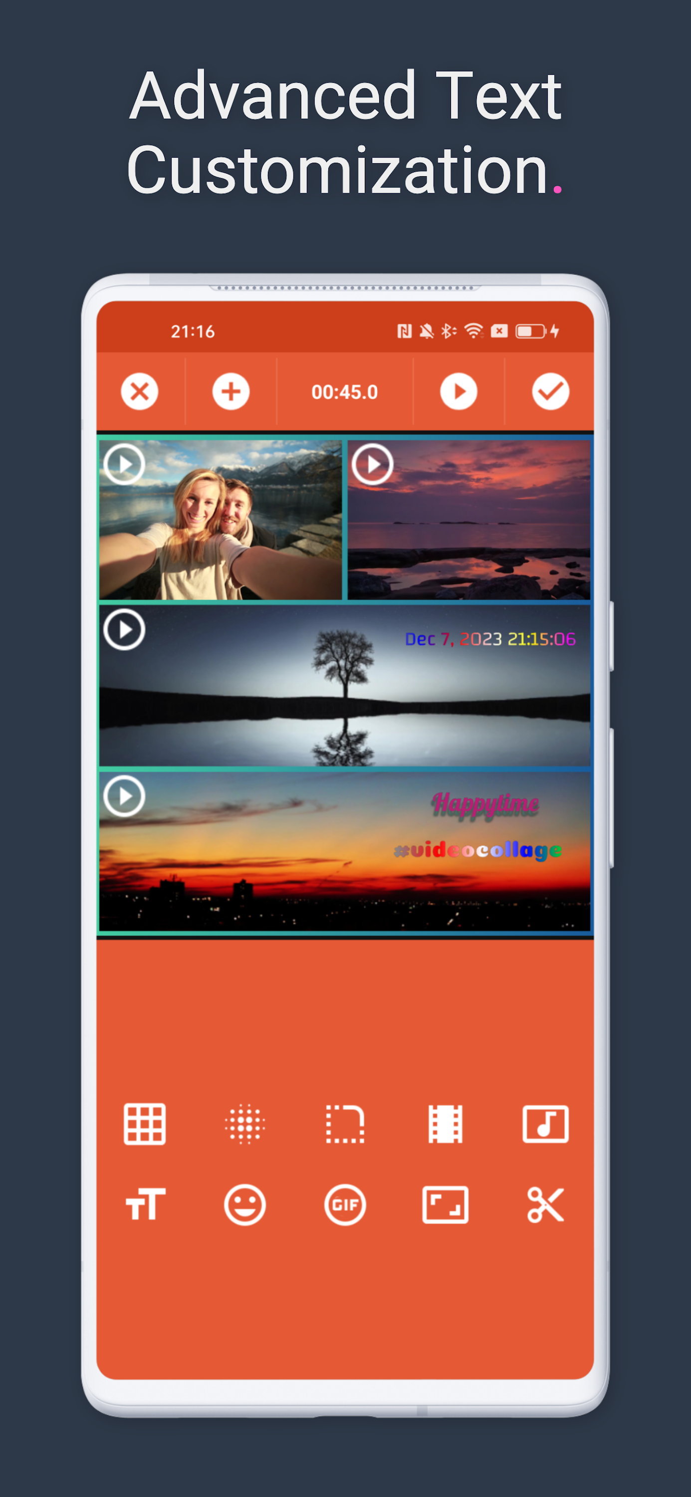 اسکرین شات 8 برنامه Video Collage Maker:Mix Videos