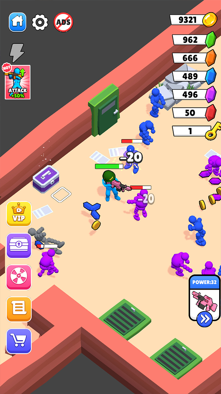 اسکرین شات 3 بازی Crazy shooting  zombies