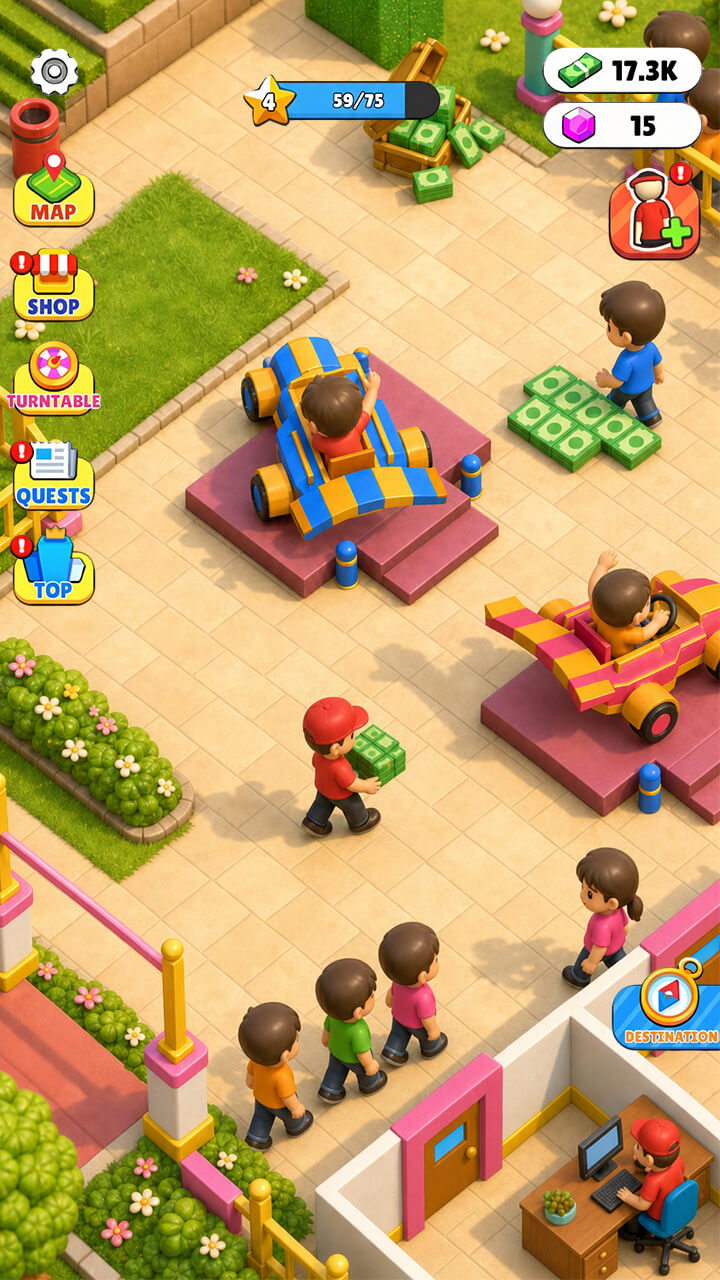 اسکرین شات 4 بازی Funny Park : Idle Game
