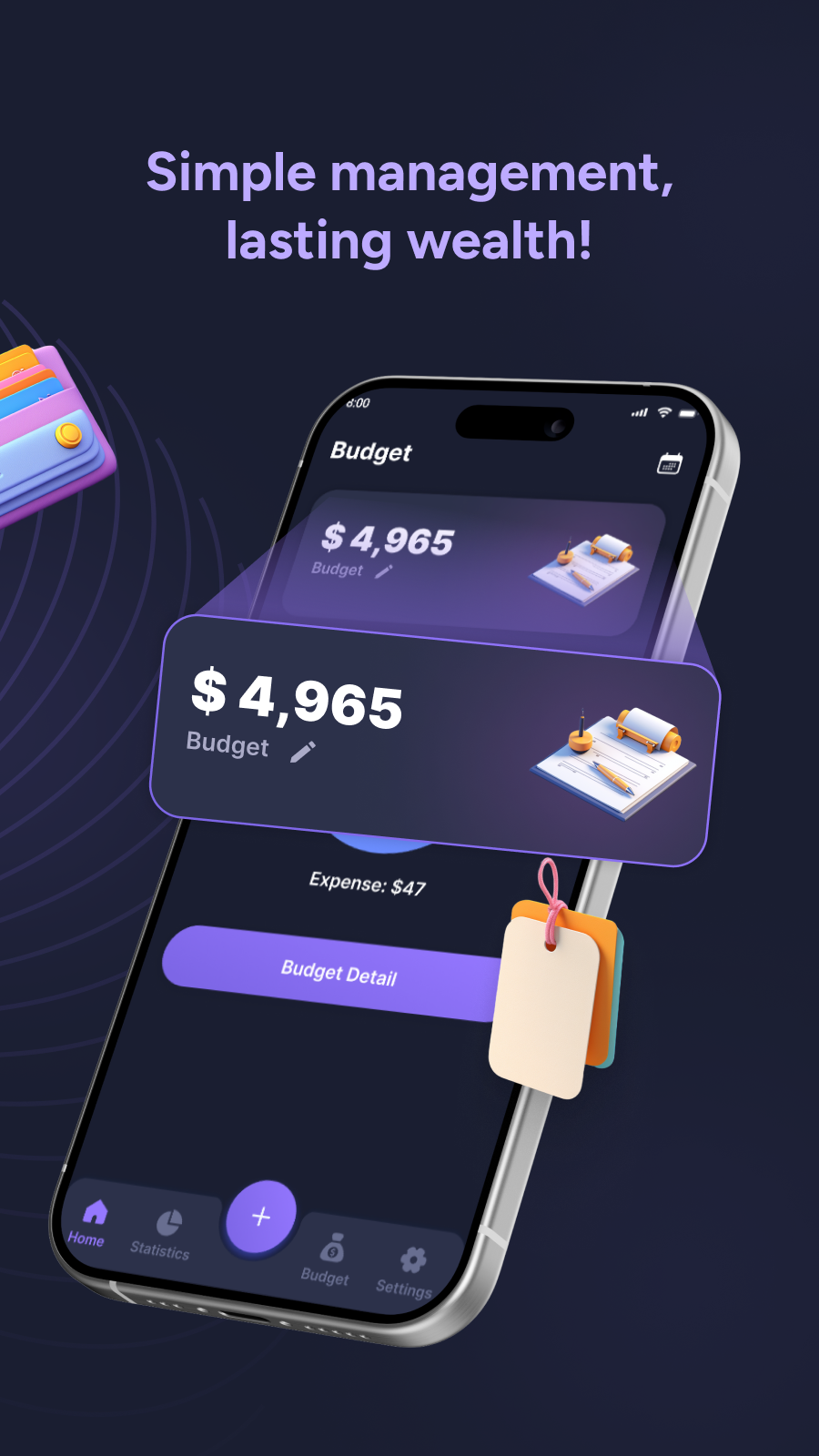 اسکرین شات 5 برنامه Expense Manager & Budget Tool