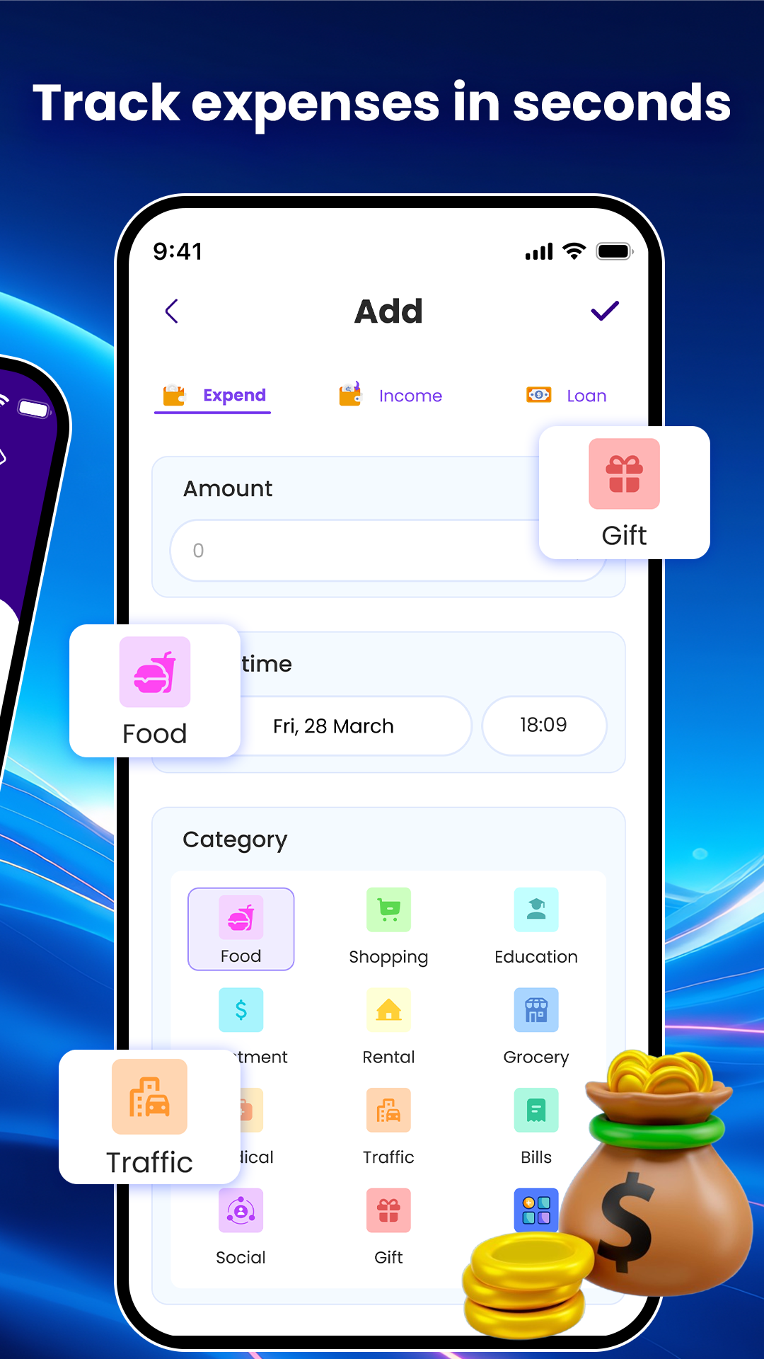 اسکرین شات 3 برنامه Money Manager - Debt Tracker