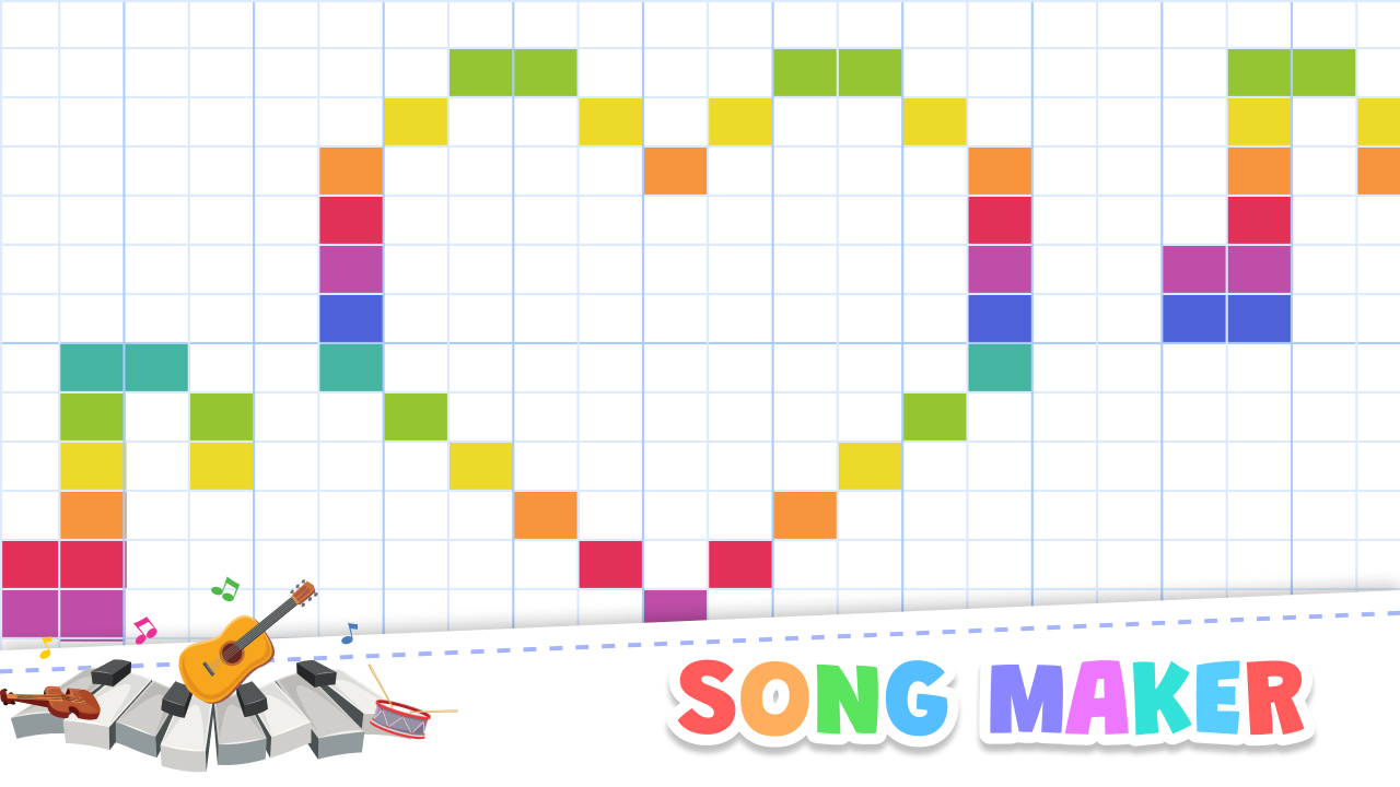 اسکرین شات 1 برنامه Monster Melody: Music Maker
