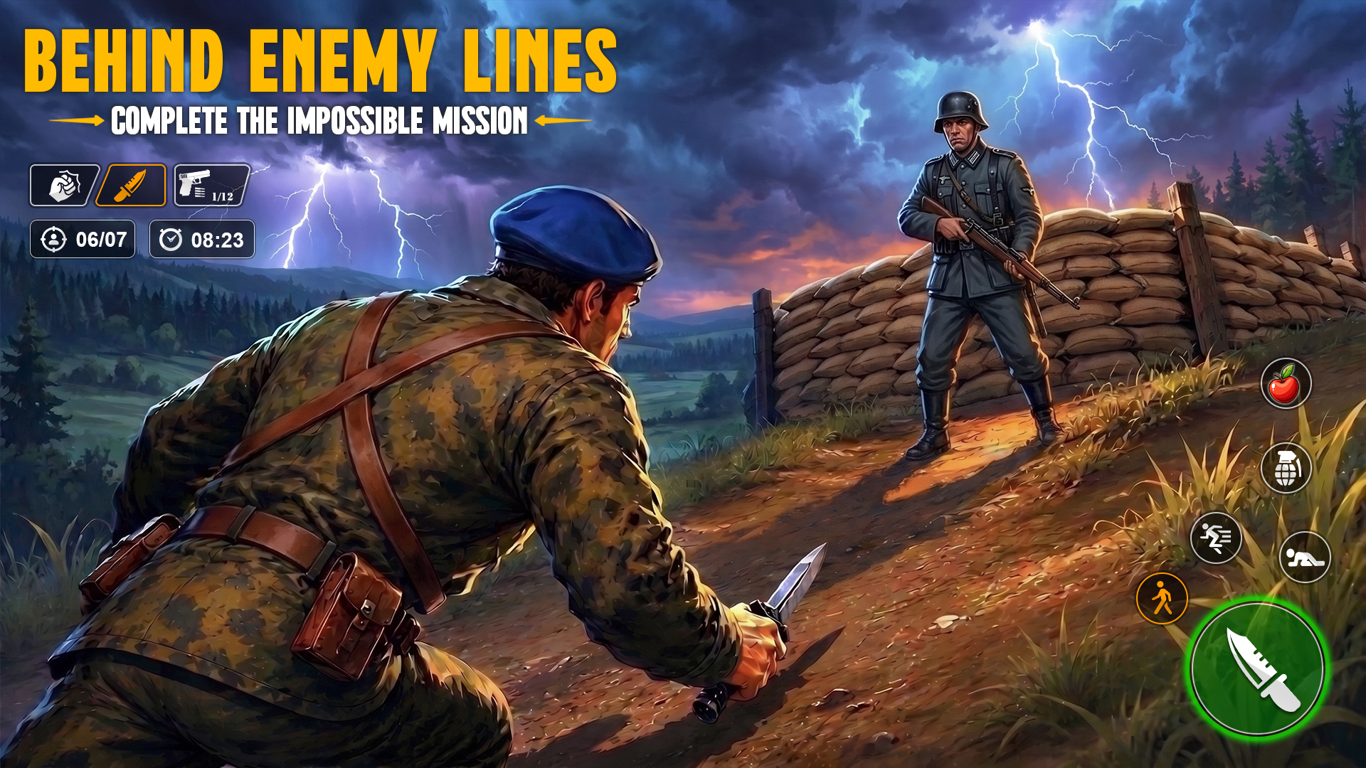 اسکرین شات 3 بازی Commando Survival War Game WW2