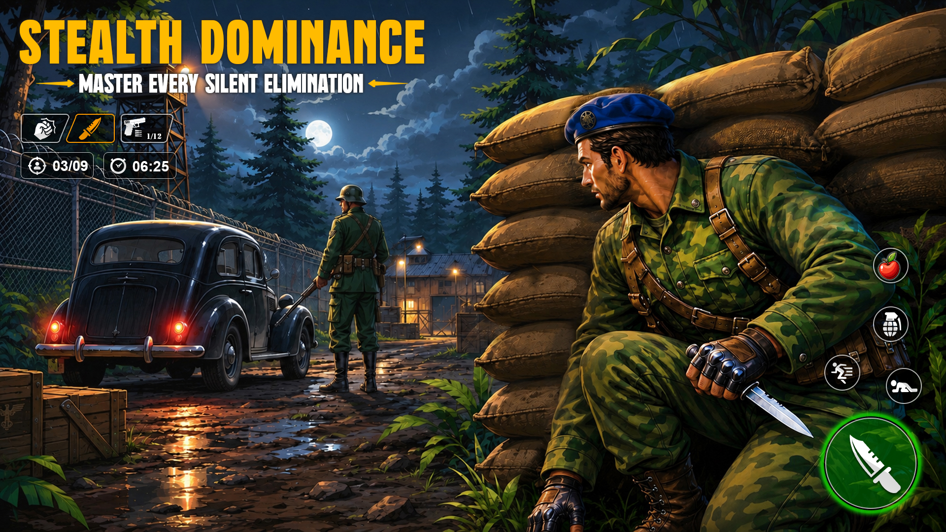 اسکرین شات 2 بازی Commando Survival War Game WW2
