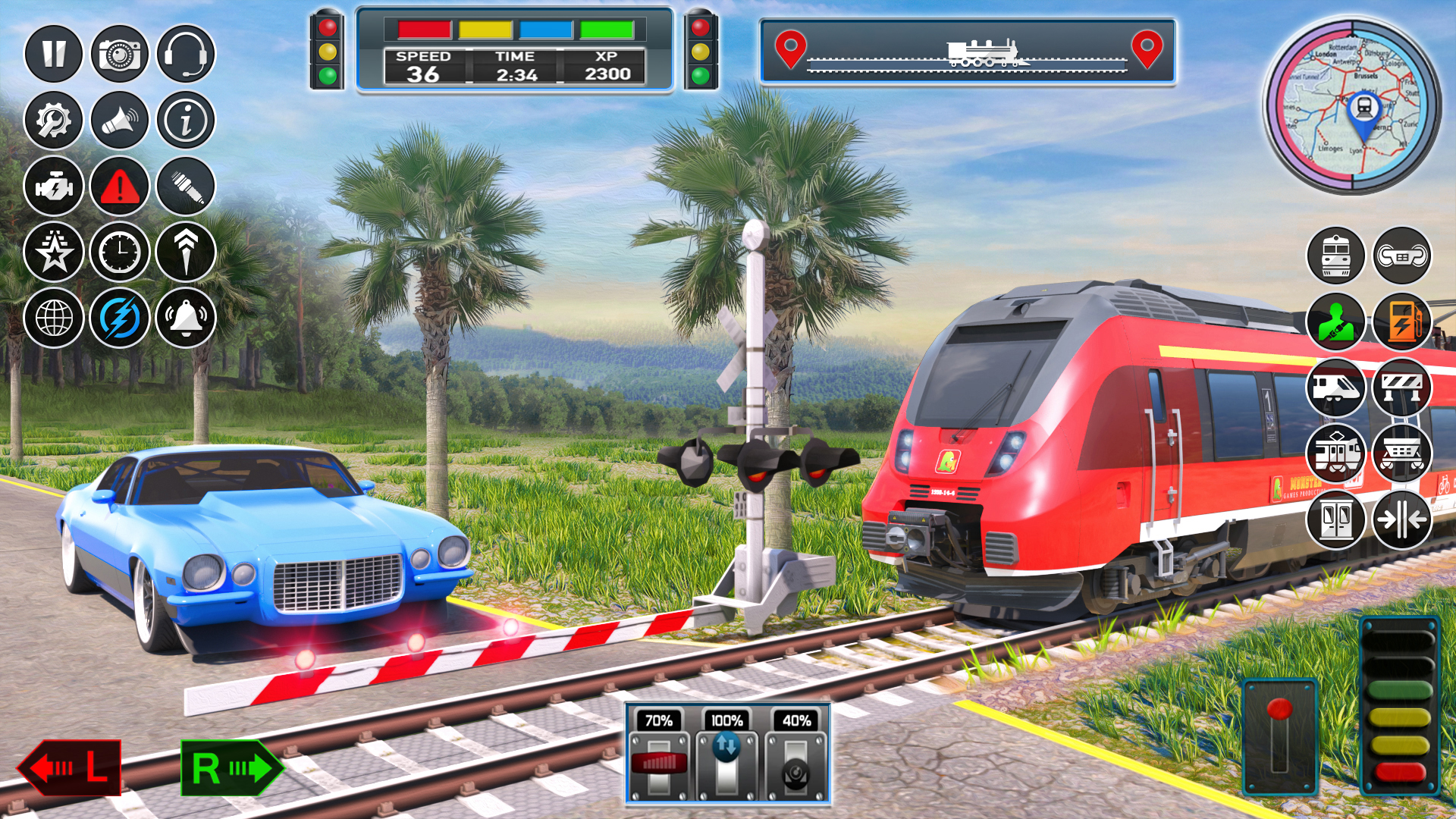 اسکرین شات 4 بازی City Train Game 3d Train games
