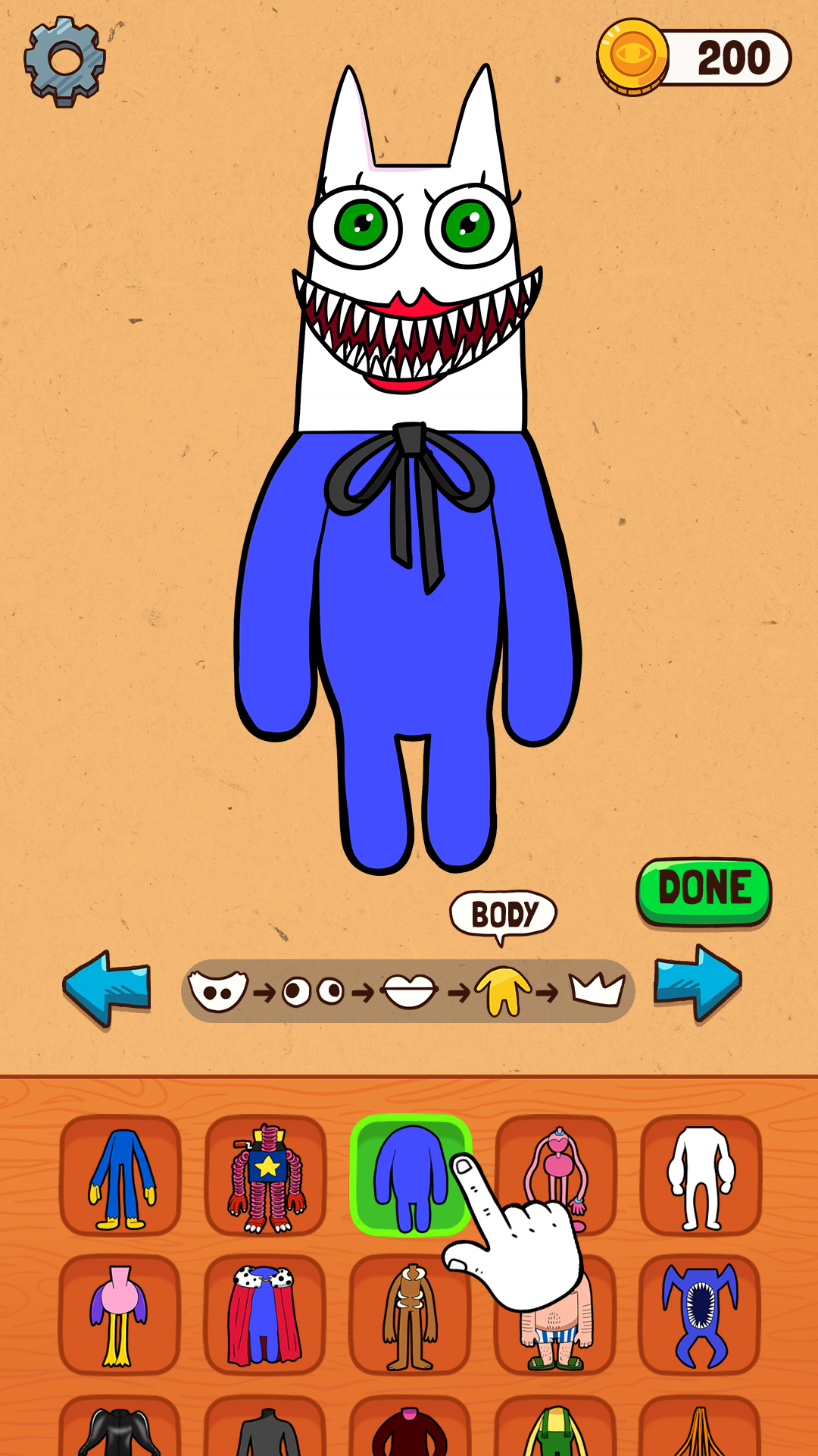 اسکرین شات 2 بازی Monster Makeover: Mix Monsters
