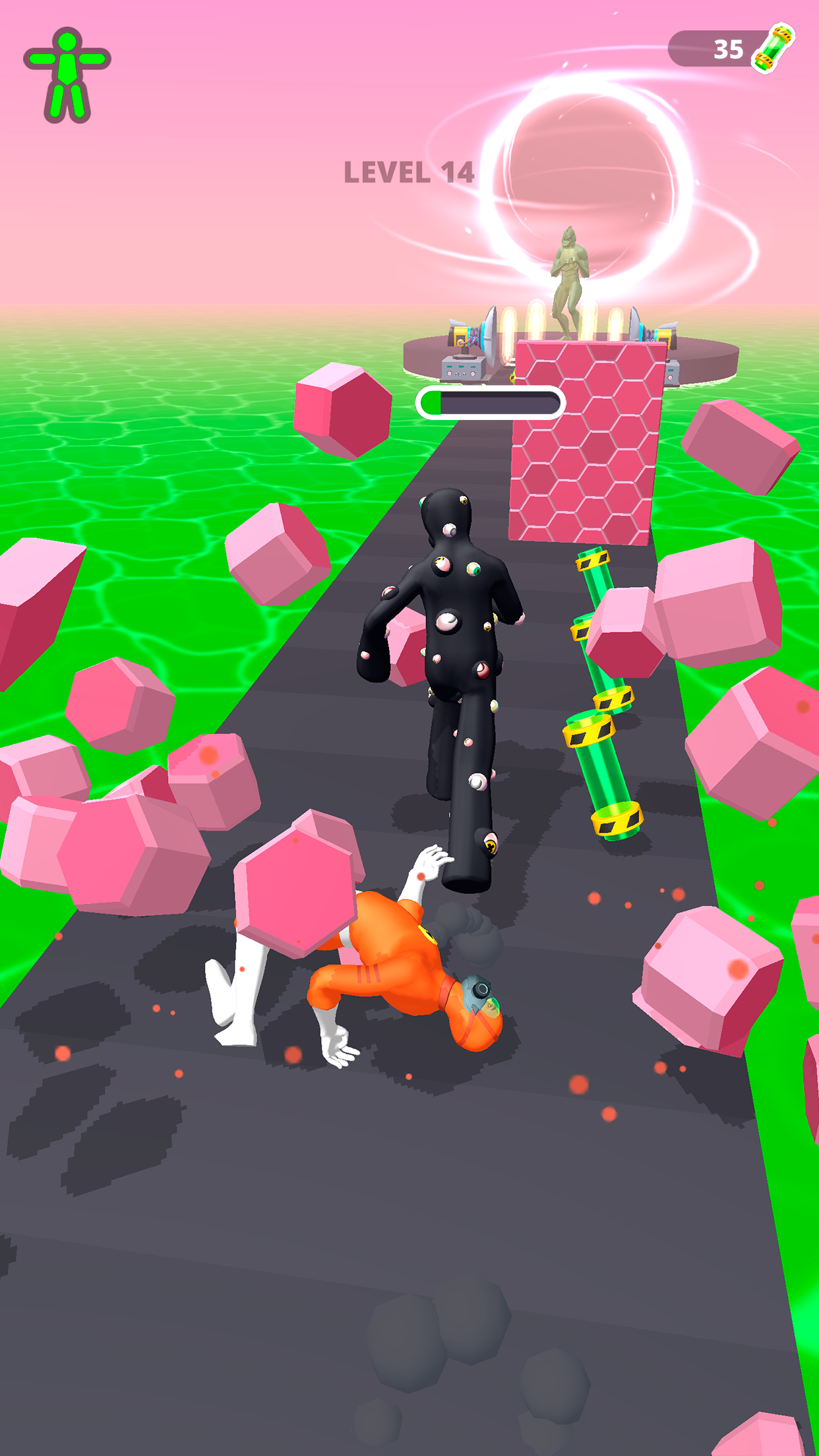 اسکرین شات 3 بازی Monsters Lab - Freaky Running