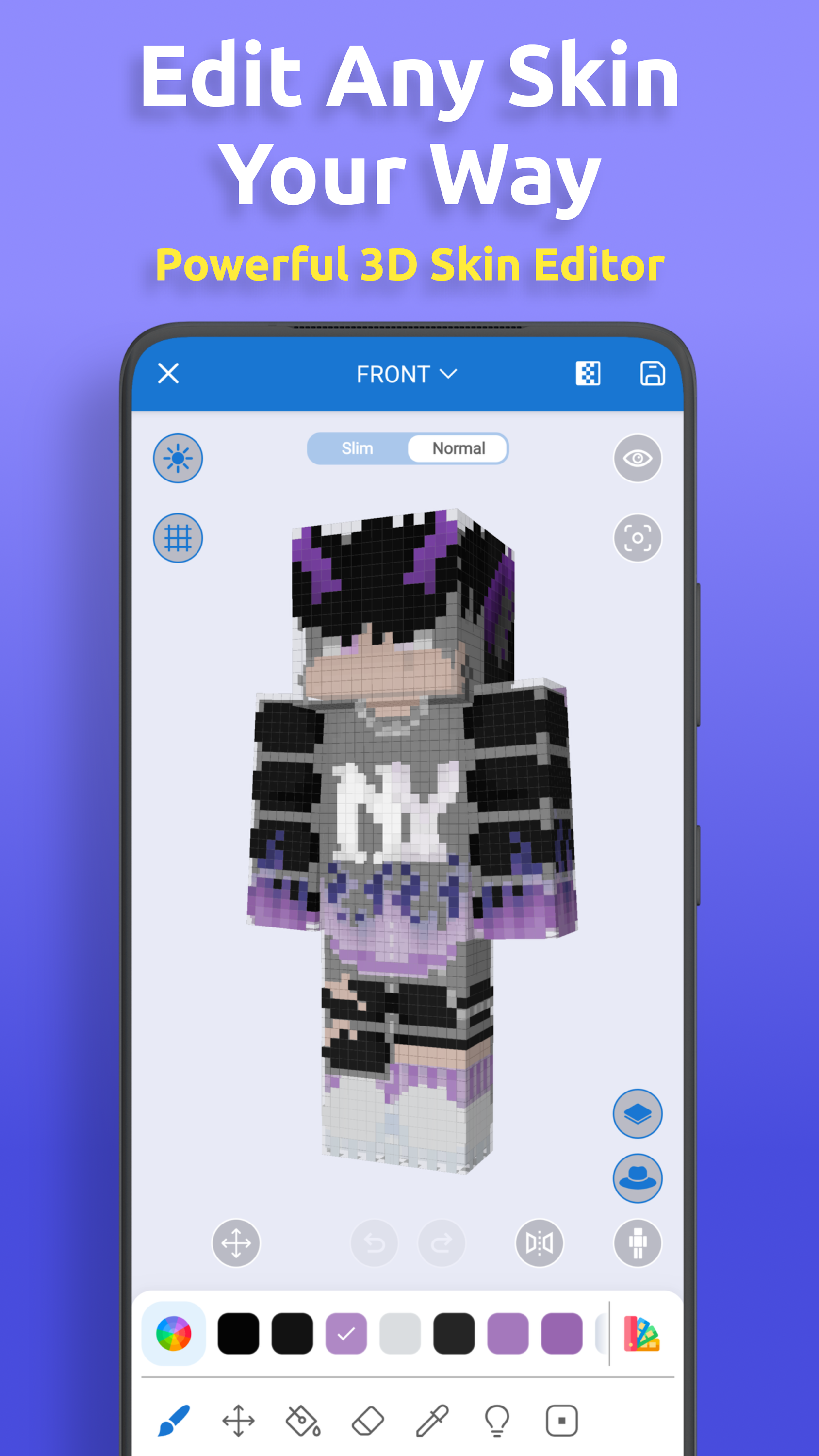 اسکرین شات 2 برنامه Boys Skins for Minecraft PE
