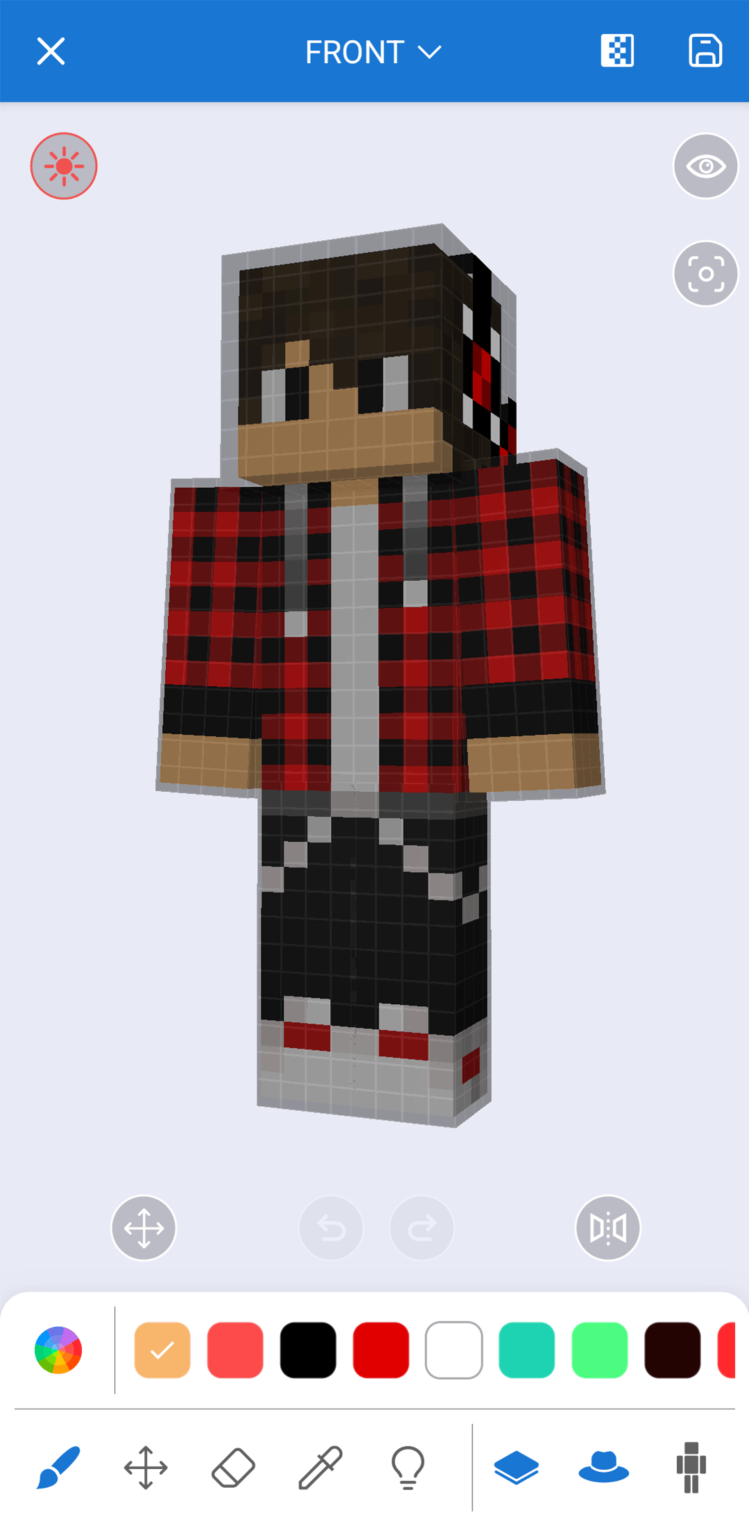 اسکرین شات 2 برنامه Boys Skins for Minecraft PE