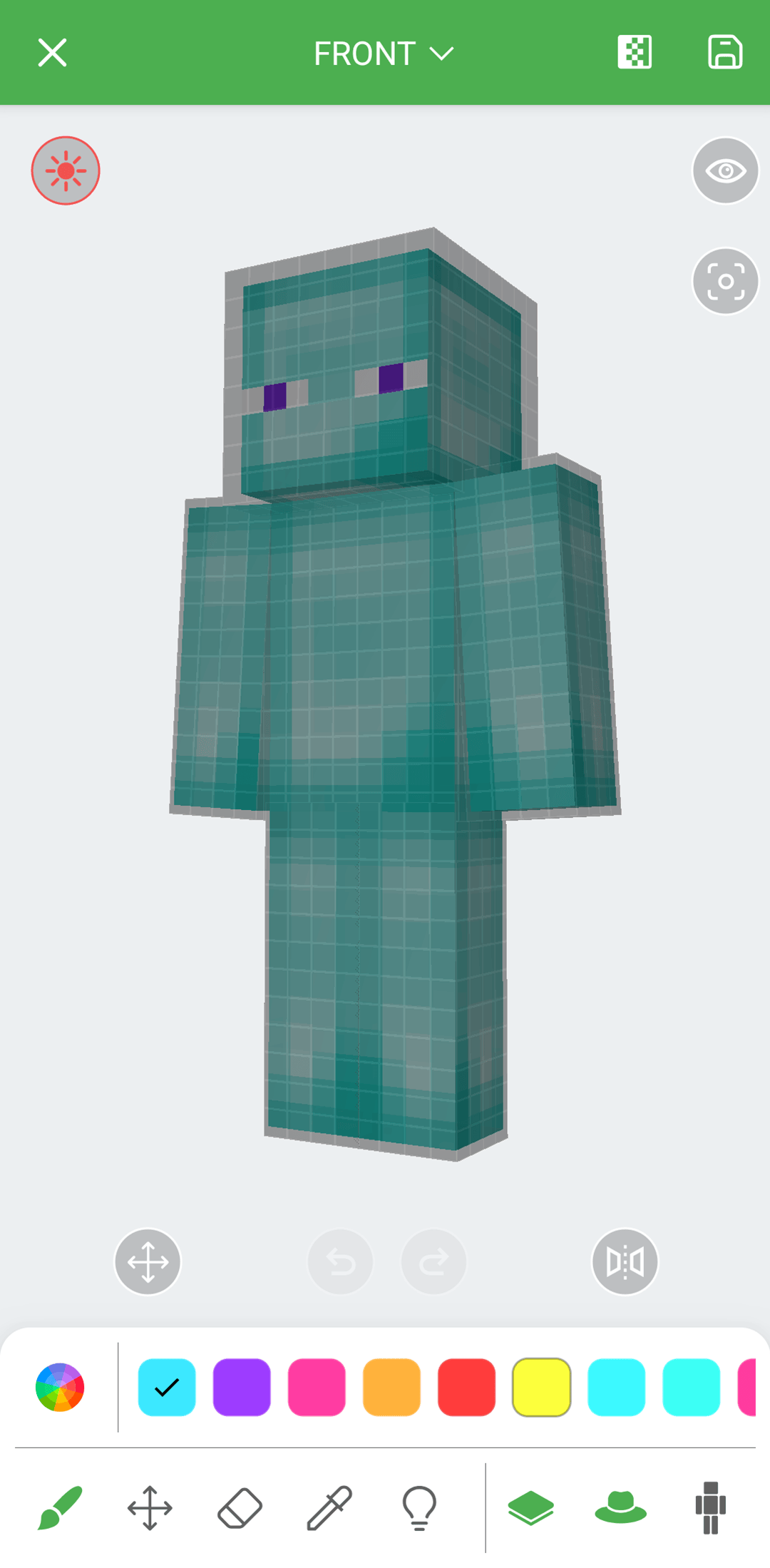 اسکرین شات 2 برنامه Camouflage Skins for Minecraft
