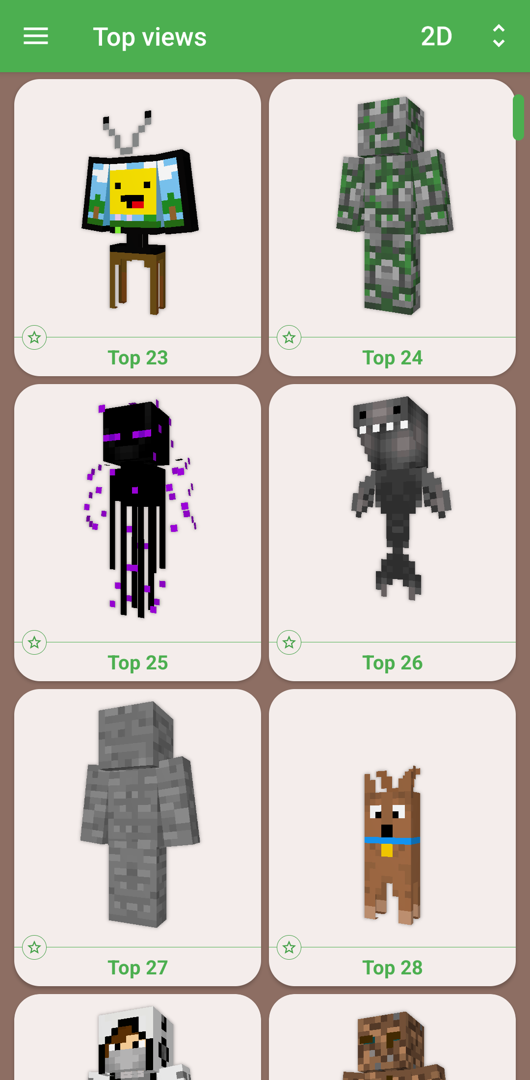 اسکرین شات 1 برنامه Camouflage Skins for Minecraft