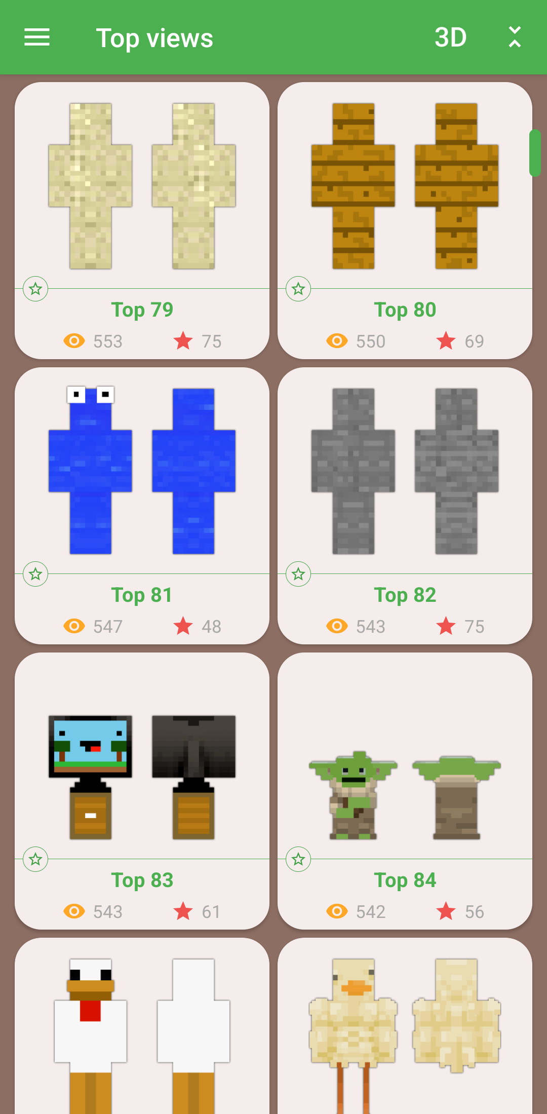 اسکرین شات 4 برنامه Camouflage Skins for Minecraft