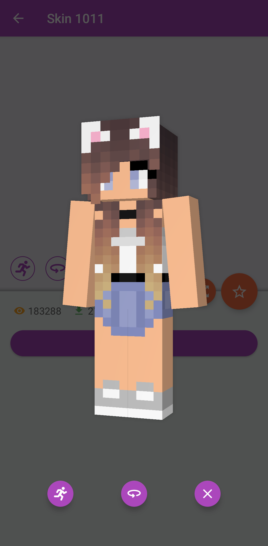 اسکرین شات 8 برنامه Girls Skins for Minecraft PE