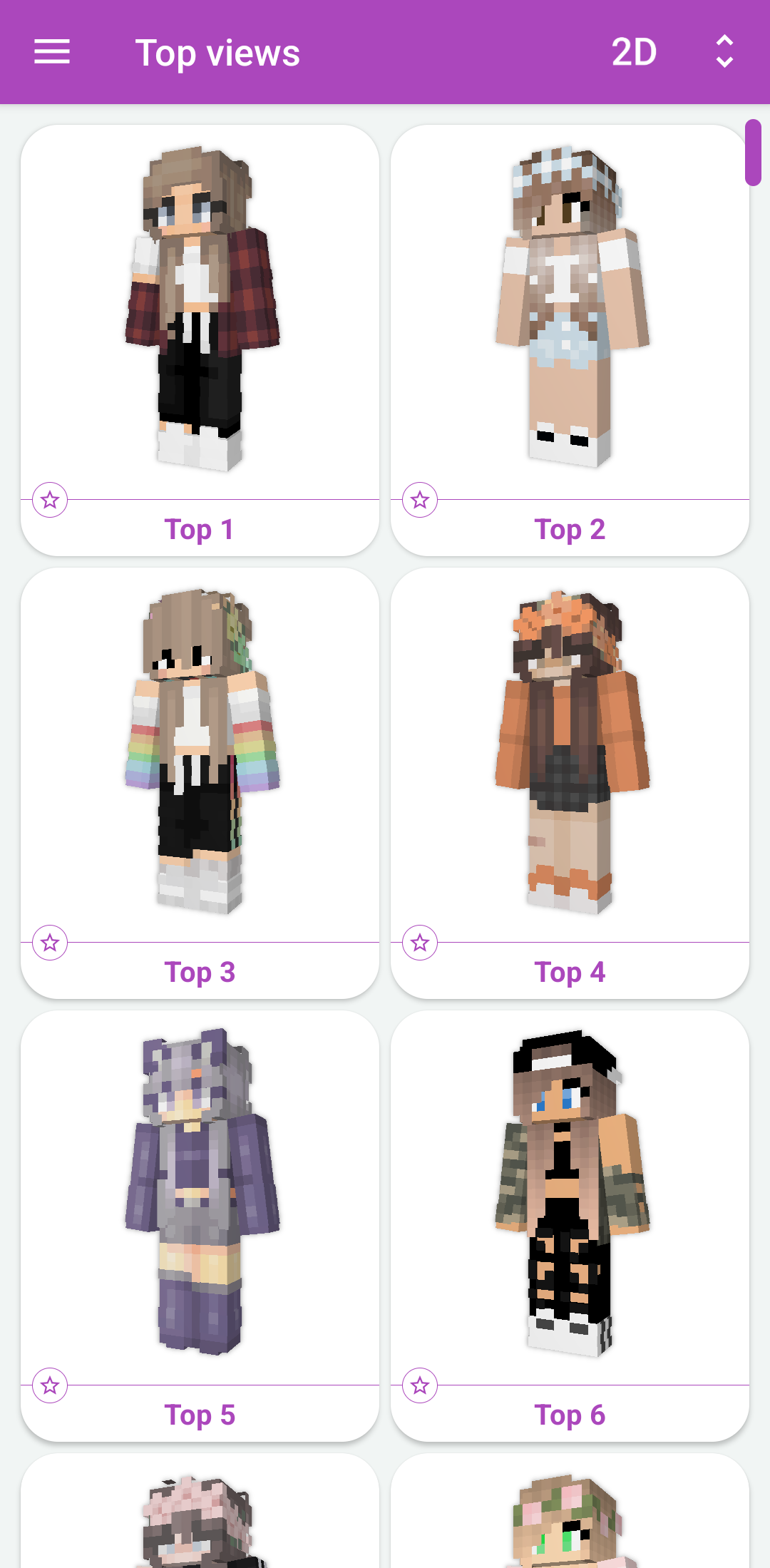 اسکرین شات 6 برنامه Girls Skins for Minecraft PE